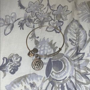 Silver SD Padres Alex and Ani